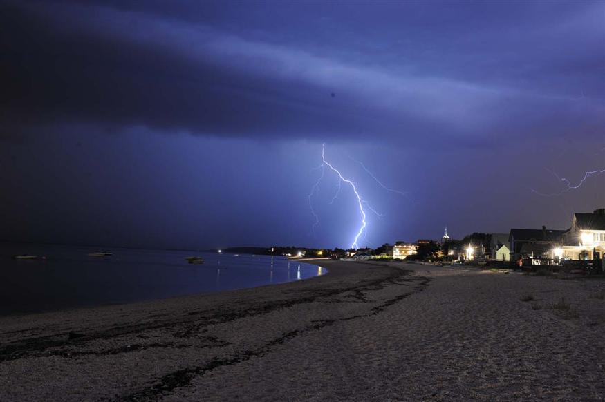 Lightning on the Beach
